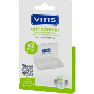 Afbeelding van 2x Vitis Wax Orthodontic 2 stuks