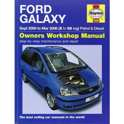 Afbeelding van Ford Galaxy Petrol &amp; Diesel Service and Repair Manual