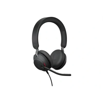 Image de Jabra Evolve2 40 SE UC Stereo Micro casque sur oreille filaire USB C isolation acoustique Optimisé pour la CU