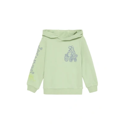 Afbeelding van s.Oliver Sweater Maat 116/122 Jongens 7220 GREEN katoen