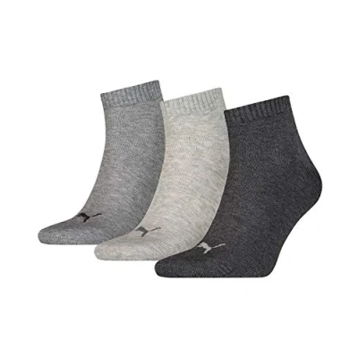 Afbeelding van Puma Unisex Quarter Plain Enkelsokken 3 Pack Maat 39 42