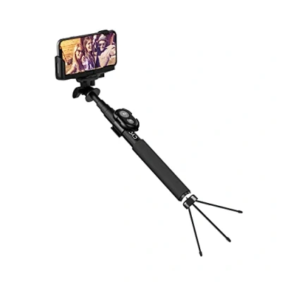 Afbeelding van Cygnett GoStick Bluetooth Selfiestick met Tripod Zwart