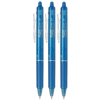 Afbeelding van Pilot Frixion Clicker BLRT FR7 rollerball met fijne punt, uitwisbaar, 0,7 mm, lijndikte 0,35 3 stuks