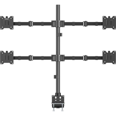 Afbeelding van SpeaKa Professional SP MM 541 Monitor tafelbeugel 4 voudig 43,2 cm (17) 88,9 (35) Zwart Kantelbaar en zwenkbaar, Draaibaar, In hoogte verstelbaar