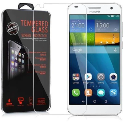 Afbeelding van Cadorabo Screenprotector geschikt voor Huawei ASCEND G7 Pantser film Beschermende in KRISTALHELDER Geharde (Tempered) display beschermglas 9H hardheid met 3D Touch