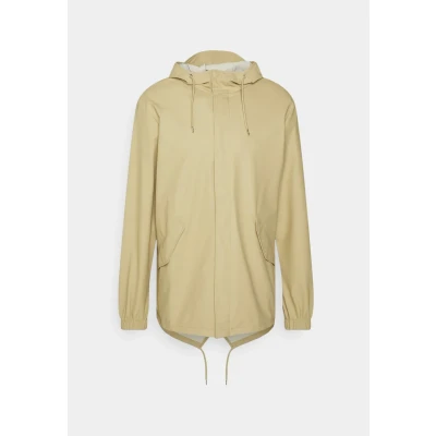 Afbeelding van Rains Fishtail Jacket Unisex Regenjas, Maat: XL, Sand