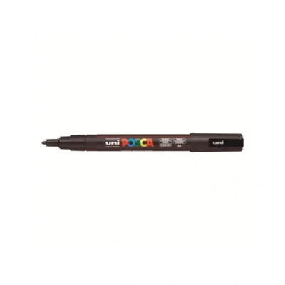 Afbeelding van uni ball Paint Marker op waterbasis Posca PC 3M zwart paintmarker