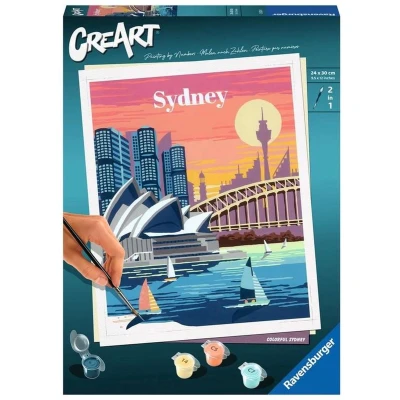 Afbeelding van Set voor verven op nummer Ravensburger Sydney