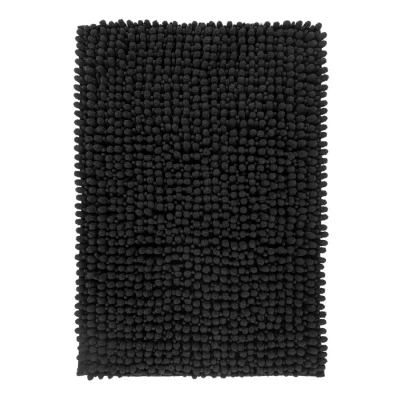 Afbeelding van Fluffy Badmat Hoogpolig Soft Touch Zwart 67x110 cm