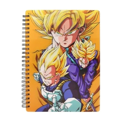 Afbeelding van SD Toys Dragon Ball Z Notitieboek 3D Effect Saiyans Multicolours
