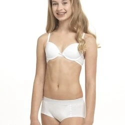 Afbeelding van Boobs &amp; bloomers boxer voor meisjes wit maat l