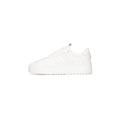 Afbeelding van PS Poelman Sneakers laag, Dames, Maat: 36, White Leer en textiel