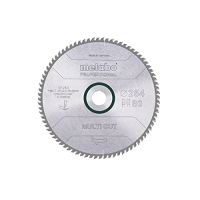Image de METABO 628093000 lame de scie &quot;multi cut professional&quot;, 254x30, Z80 FZ/TZ, 5.