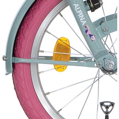 Afbeelding van Alpina spatbordstang set 18 Clubb soft mint