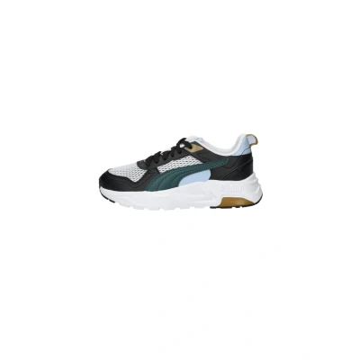 Afbeelding van PUMA Trinity 2 LT Run Fun Jr Unisex Sneakers White Green Terrain Black