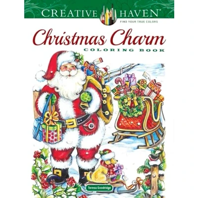 Afbeelding van Creative Haven Christmas Charm Coloring Book