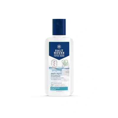 Afbeelding van Salthouse Totes Meer Anti vetshampoo Bioactief complex dat de hoofdhuid van vet bevrijdt, met citroengras voor een fris gevoel, 250 ml