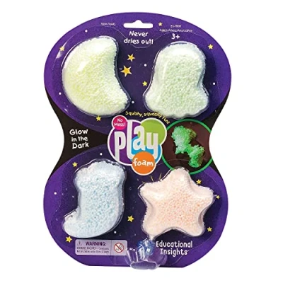Afbeelding van Learning Resources Playfoam Glow in the dark ballen, 4 stuks