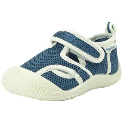 Image de Playshoes Chaussures aquatiques unisexes pour enfant, maille bleu jean, 22/23 EU