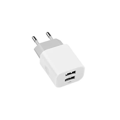 Afbeelding van Yecna MUTTO Universele 5V 2A/10W Pared Cargador met 2 USB poorten, compatibel Todo Tipo de gadgets en smartphones, wit