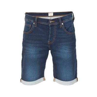 Afbeelding van Mustang Heren Short Broeken Chicago Real X regular/straight Fit Blauw W 34 Volwassenen Korte Jeans Broek Bermuda