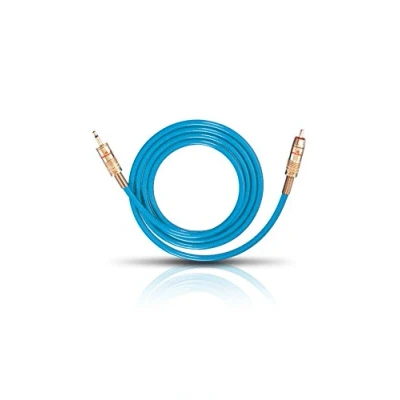 Afbeelding van Oehlbach NF 113 DI 150 RCA digitale audiokabel hoogwaardige S/PDIF coaxkabel, meervoudige afscherming, 75 ohm 1,50 m blauw
