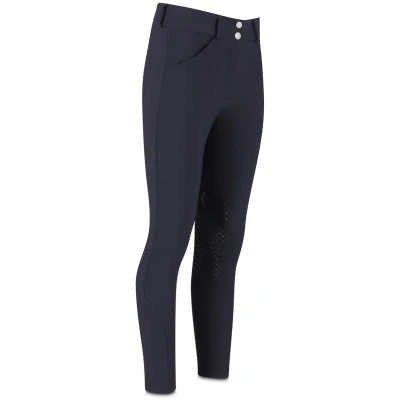 Afbeelding van Kentucky Horsewear Rijbroek Miami Dames Knee Grip 4 Way Stretch Navy Maat 44 Slim Fit &amp; Ademend
