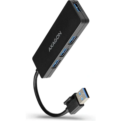Afbeelding van Axagon HUE G1A interface hub USB 3.2 Gen 1 (3.1 1) Type A 5000 Mbit/s Zwart