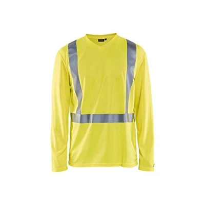 Afbeelding van Blaklader UV T shirt lange mouw High Vis 3383 1011 Geel L