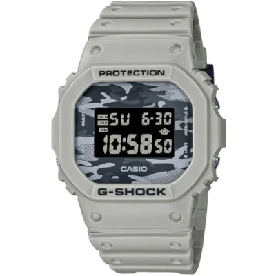 Afbeelding van Casio G Shock DW 5600CA 8ER Horloge Kunststof Grijs Ø 38.5 mm