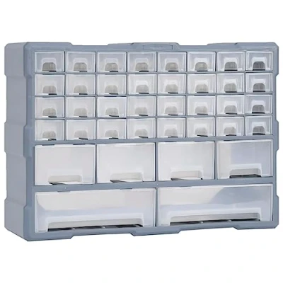 Image de vidaXL Organisateur multi tiroirs avec 38 52x16x37,5 cm147577