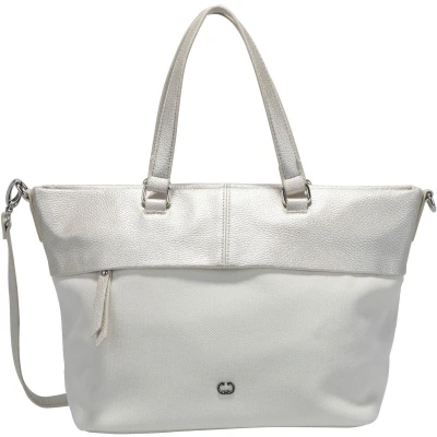 Afbeelding van GERRY WEBER Handtas Schoudertas Keep In Mind Hand Bag MHZ Metallic Cold Wit