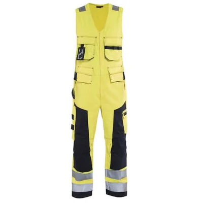 Image de Combinaison sans manche multinormes jaune fluorescent/marine