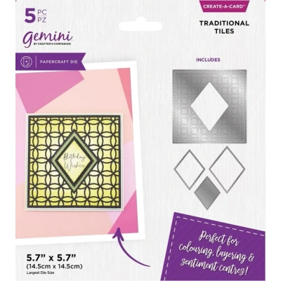 Afbeelding van Gemini CaC snijmal Simple Traditional Tiles