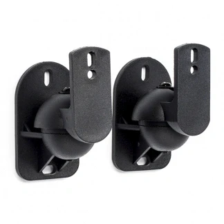 Afbeelding van Beugels voor luidspreker Velleman 2 stuks (Max. 3.5 kg, Kantelbaar, Zwart)