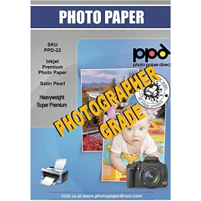 Afbeelding van PPD A3 x 20 vellen fotopapier Super Premium gesatineerd, sterk gewicht 280 g, inkjet, sneldrogend, microporeus, waterdicht 22