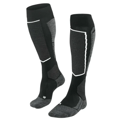 Afbeelding van Falke Intermediate Kniekousen blackmix (3010), Heren, Maat: 42 43, Black mix (3010)