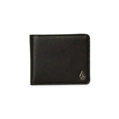 Afbeelding van Volcom SLIM Stone Large Portemonnee, Heren, Maat: One Size, Black