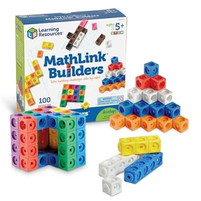 Afbeelding van Learning Resources MathLink Building Cubes STEM Explorers
