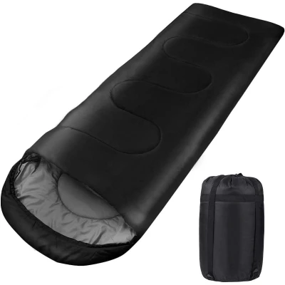 Afbeelding van slaapzak, 220 x 80 cm, 1 kg, camping 2 in functie, warm en dubbel, voor lente, zomer herfst