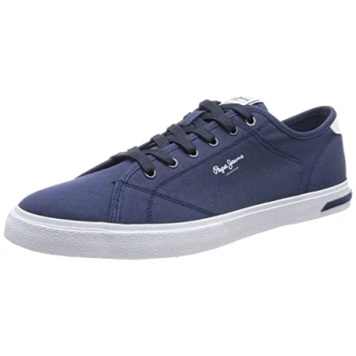 Afbeelding van Pepe Jeans Kenton Road M Sneakers voor heren, Navy Blauw, 43 EU
