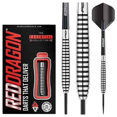 Afbeelding van RED DRAGON Blue Fin Flightmaster: Steeltip Tungsten Dartpijlen Professioneel 28 gram