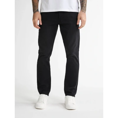 Afbeelding van Petrol Industries Heren Jeans Straight Fit Starling Spijkerbroek Stretch Denim Herenbroeken Zwart Maat W38L34