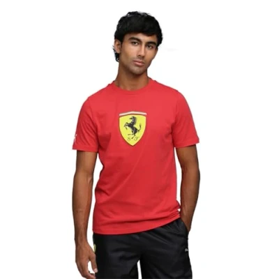 Image de T shirtÃ  Ã©cusson colorÃ© Sportswear Scuderia Ferrari Homme