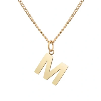 Afbeelding van ketting met letter in goud 18 karaat plating I voor dames Gepersonaliseerd cadeau Gouden hanger (L)