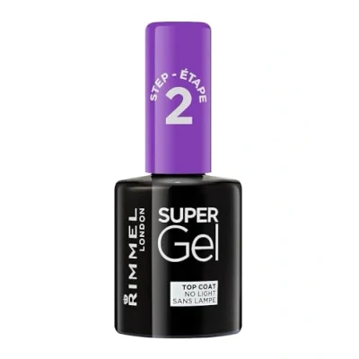 Image de Rimmel London Super Gel Top Coat Vernis à ongles 12 ml