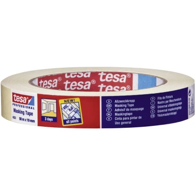 Afbeelding van tesa 04323 00013 00 Maskeertape Professional Beige (l x b) 50 m mm 1 stuk(s)