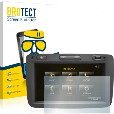 Afbeelding van BROTECT Screenprotector voor Dacia Duster 2 2019 Infotainment System Folie Beschermfolie Beschermglas matte