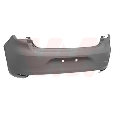 Afbeelding van VAN WEZEL 4422544 Bumper Achter Met grondlaag, Glad kap