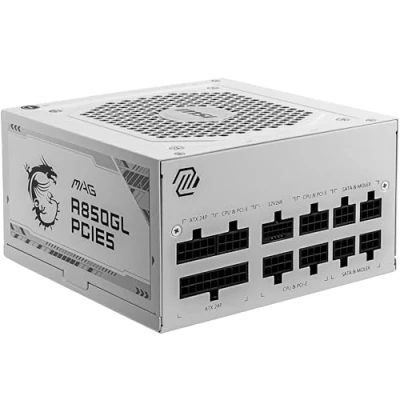 Afbeelding van MSI MAG A850GL PCIE5 WHITE 850 W